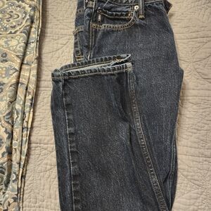Abercrombie & Fitch Dark Blue Straight Leg Jeans
